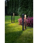 Standing garden lamps - Nowodvorski THIKA LED Outdoor Pole Max power 9W LED IP54 Black 9118 - product 2