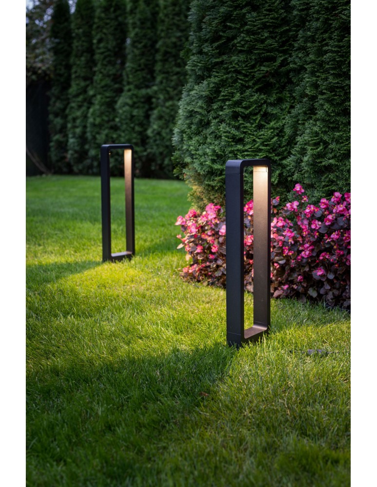 Standing garden lamps - Nowodvorski THIKA LED Outdoor Pole Max power 9W LED IP54 Black 9118 - product kolory-swiatla.pl 2