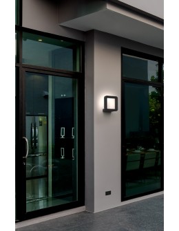 Nowodvorski THIKA LED A Surface Mounted Outdoor Wall Max wattage 10W LED IP54 Black 9121 - product 2