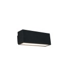 Outdoor wall lamps - Nowodvorski UNIT LED Outdoor Wall Mounted Max power 2x5W LED IP54 Black 9122 - product 1