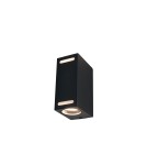 Outdoor wall lamps - Nowodvorski ASSOS Outdoor Wall Mounted Max power 2x10W GU10 IP54 Black 9124 - product 1