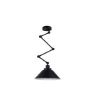 Pendant lamps - Nowodvorski PANTOGRAPH Ceiling Plafond/Suspended Max wattage 1x60W E27 Black 9126 - product 1