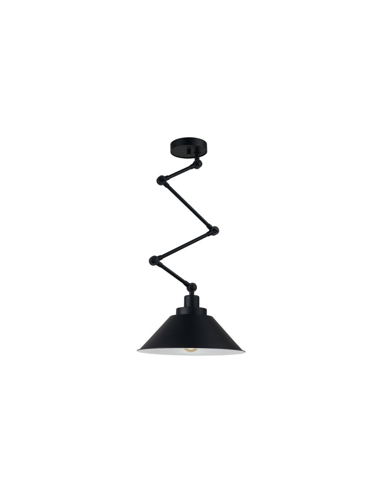 Pendant lamps - Nowodvorski PANTOGRAPH Ceiling Plafond/Suspended Max wattage 1x60W E27 Black 9126 - product kolory-swiatla.pl 1