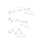 Pendant lamps - Nowodvorski PANTOGRAPH Ceiling Plafond/Suspended Max wattage 1x60W E27 Black 9126 - product 3