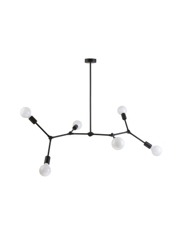Nowodvorski TWIG Ceiling Plafond/Suspended Max power 6x60W E27 Black 9138