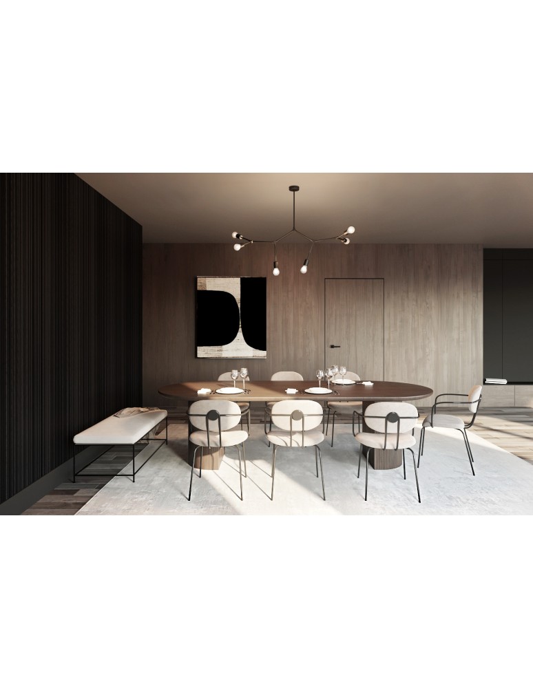 Loft ceiling lamps - industrial - Nowodvorski TWIG Ceiling Plafond/Suspended Max power 6x60W E27 Black 9138 - product kolory-swiatla.pl 3