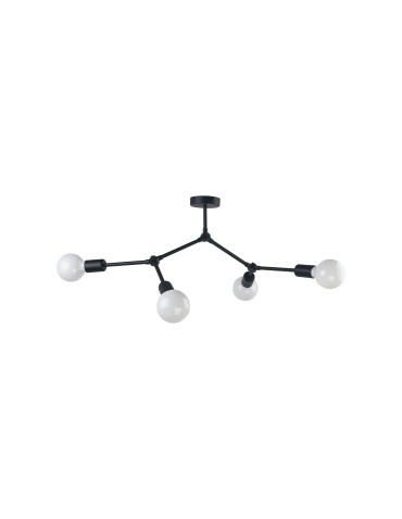 Nowodvorski TWIG Ceiling Plafond/Suspended Max power 4x60W E27 Black 9140