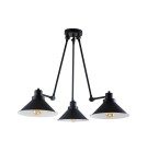 Pendant lamps - Nowodvorski TECHNO Ceiling Plafond/Surround Max wattage 3x60W E27 Black 9142 - product 1