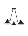 Nowodvorski TECHNO Ceiling Plafond/Surround Max wattage 3x60W E27 Black 9142