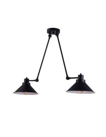 Nowodvorski TECHNO Ceiling Plafond/Suspended Max power 2x60W E27 Black 9143