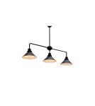 Pendant lamps - Nowodvorski CRAFT Ceiling Plafond/Suspended Max wattage 3x60W E27 Black 9150 - product 1