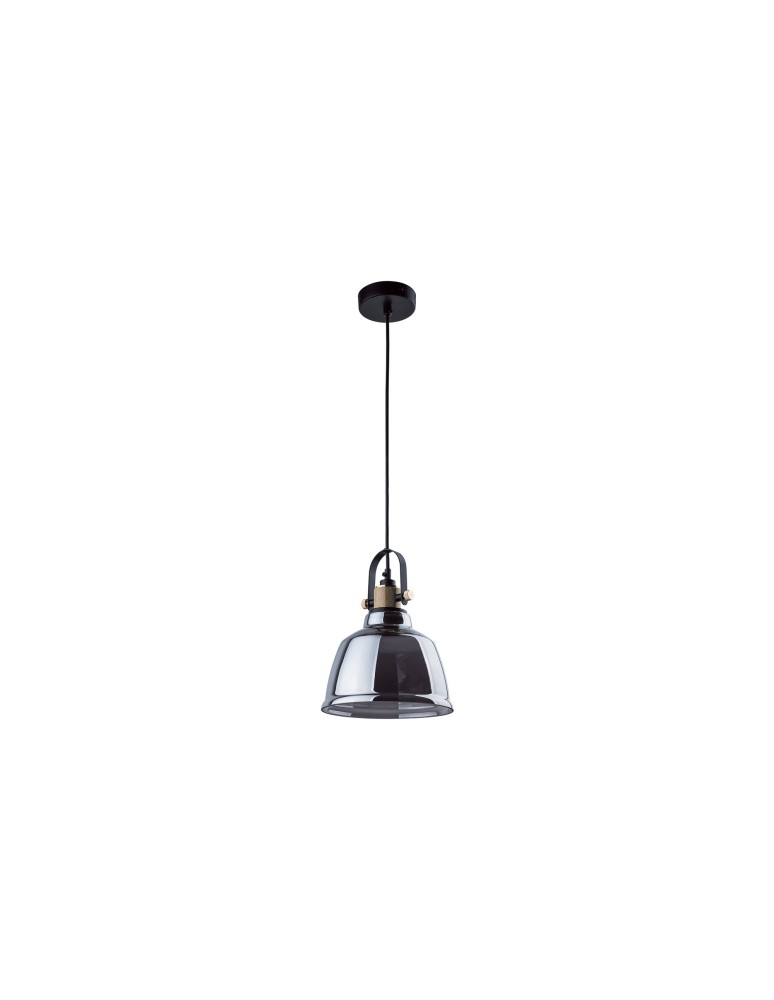 Pendant lamps - Nowodvorski AMALFI M Suspended Ceiling Max power 1x60W E27 Silver 9152 - product kolory-swiatla.pl 1