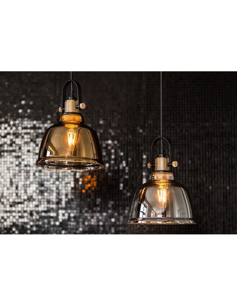 Pendant lamps - Nowodvorski AMALFI M Suspended Ceiling Max power 1x60W E27 Silver 9152 - product kolory-swiatla.pl 3
