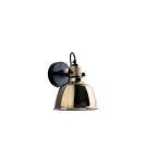 Loft wall lamps - industrial - Nowodvorski AMALFI Wall lamp adjustable Max power 1x60W E27 Gold 9155 - product 1