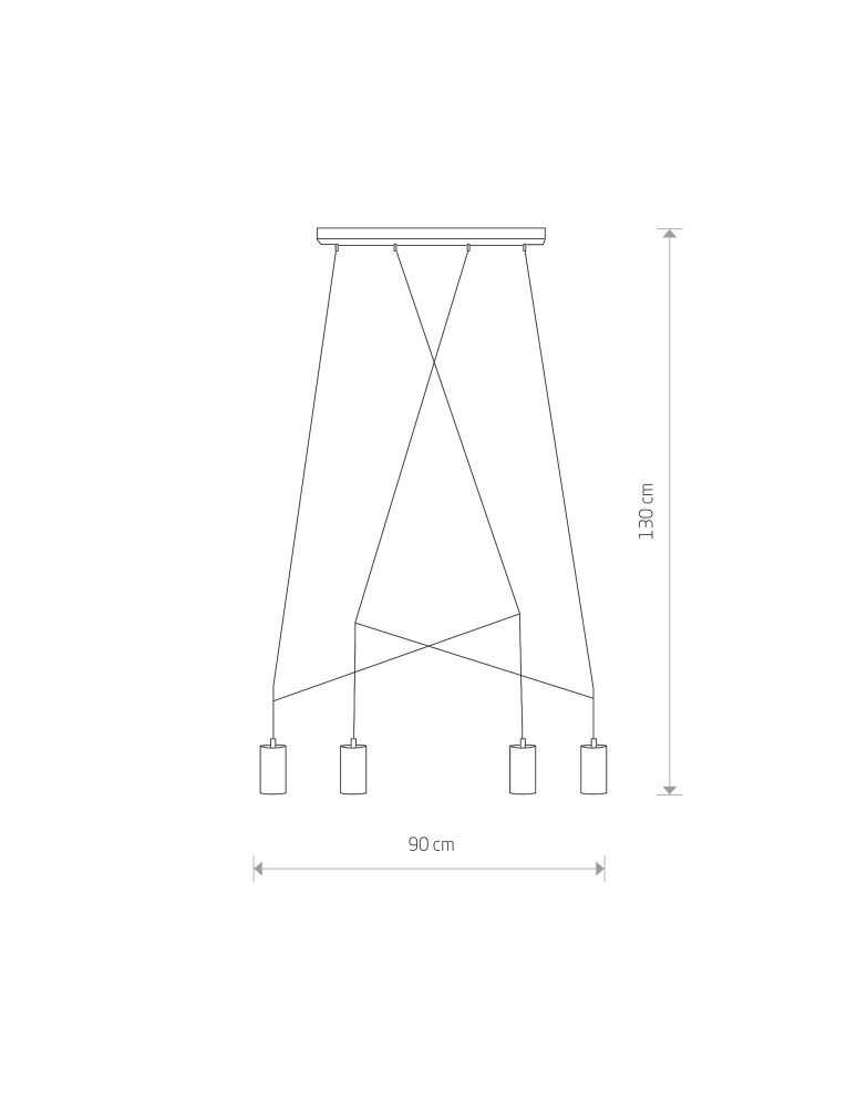 Pendant lamps on a strip - Nowodvorski IMBRIA Suspended Ceiling Max wattage 35W GU10 Black 9192 - product kolory-swiatla.pl 2
