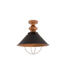 Ceiling lamps - Nowodvorski GARRET Ceiling Plafond/Suspended Max power 1x60W E27 Chocolate 9247 - product 1