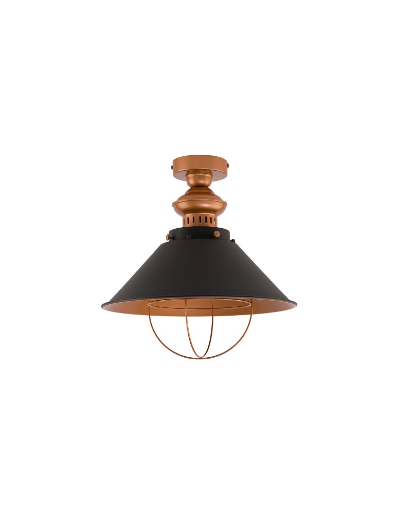 Ceiling lamps - Nowodvorski GARRET Ceiling Plafond/Suspended Max power 1x60W E27 Chocolate 9247 - product kolory-swiatla.pl 1