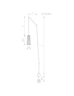 Nowodvorski DOVER Wall lamp adjustable with switch Max wattage 1x35W GU10 Black 9264 - product 2