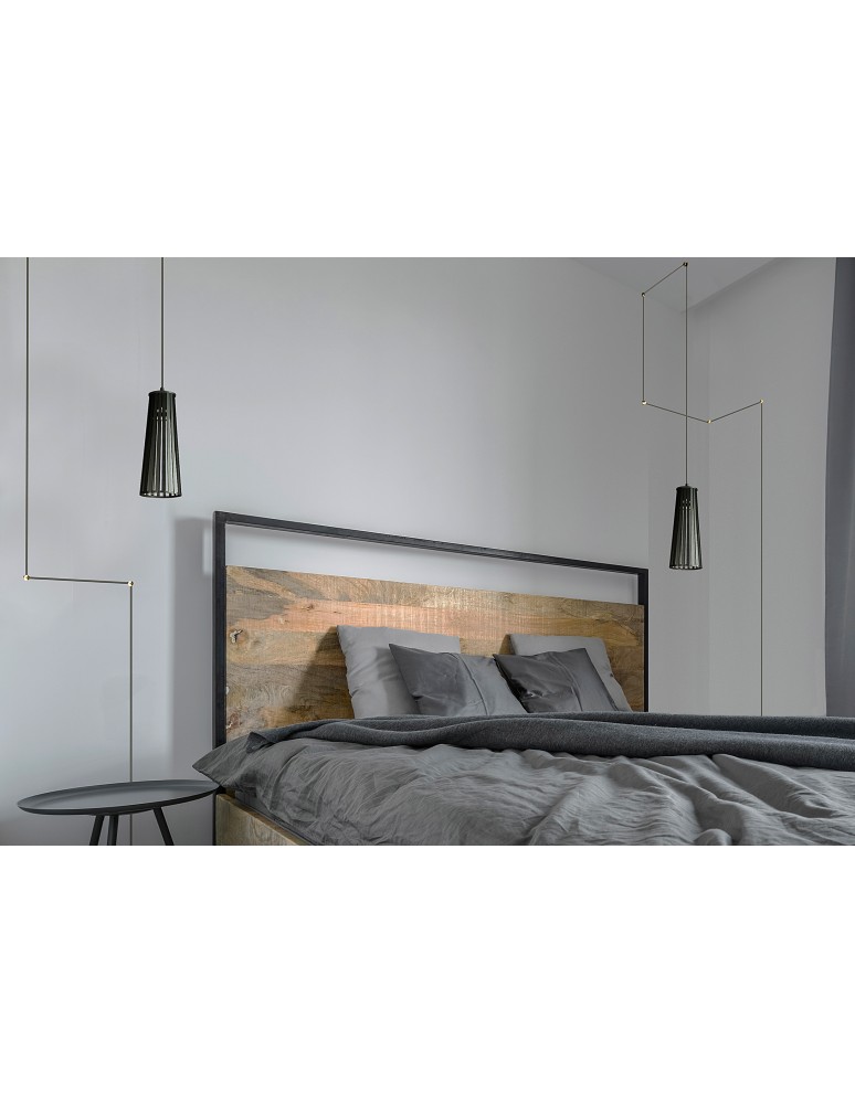 Boho pendant lamps - Nowodvorski DOVER Wall lamp adjustable with switch Max wattage 1x35W GU10 Black 9264 - product kolory-swiatla.pl 3