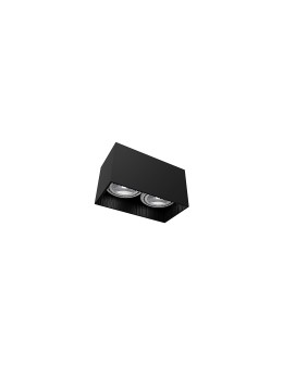 Nowodvorski GROOVE Spot Surface Max power 2x75W GU10 ES111 Black 9316