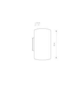 Nowodvorski TUBE Wall Mounted Max power 2x75W GU10 ES111 Black 9320 - product 2