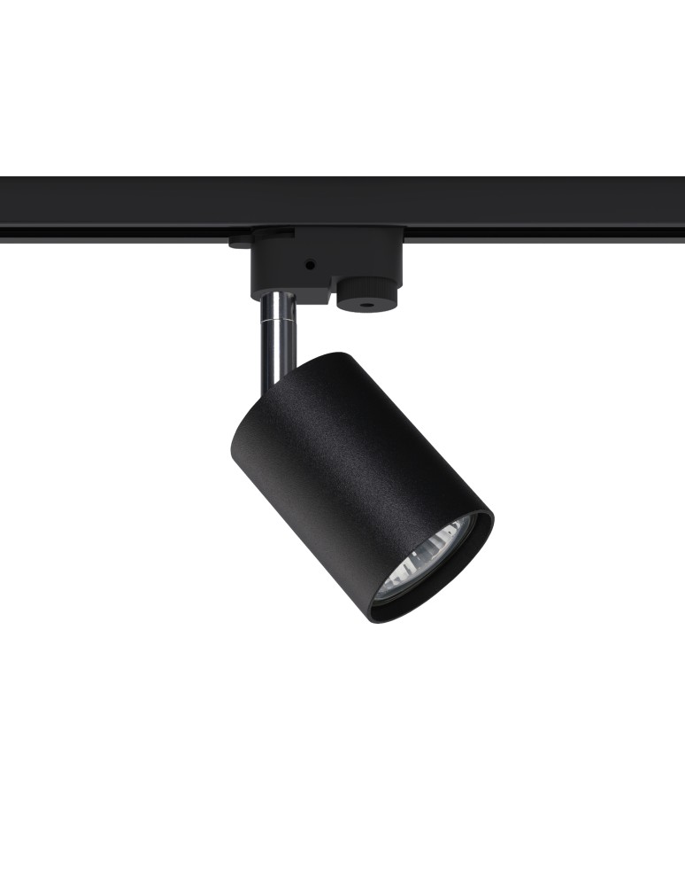 Lamps for 1 phase busbars - Nowodvorski PROFILE EYE SPOT Configurable System PROFILE Luminaire Max wattage 10W only LED GU10 Black 9322 - product kolory-swiatla.pl 1