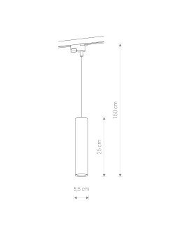 Nowodvorski PROFILE EYE Customizable System PROFILE Luminaire Max wattage 10W only LED GU10 White 9337 - product 2