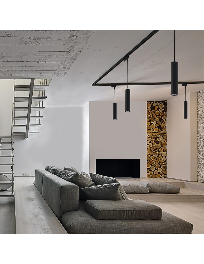 Lamps for 1 phase busbars - Nowodvorski PROFILE EYE Customizable System PROFILE Luminaire Max wattage 1x10W only LED GU10 Black 9338 - product kolory-swiatla.pl 3