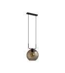 Pendant lamps - Nowodvorski MONACO Suspended Ceiling Max power 1x60W E27 Black 9364 - product 1