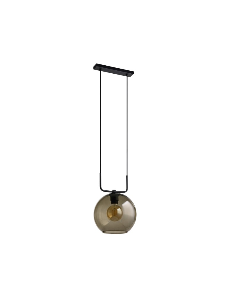 Pendant lamps - Nowodvorski MONACO Suspended Ceiling Max power 1x60W E27 Black 9364 - product kolory-swiatla.pl 1