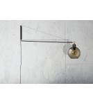 Cantilever wall lamps - Nowodvorski CRANE Wall lamp adjustable with switch Max power 1x60W E27 Smoky 9374 - product 3