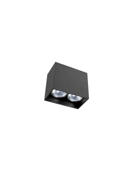 Nowodvorski GAP Natynkowa 2xGU10 Czarny 9384