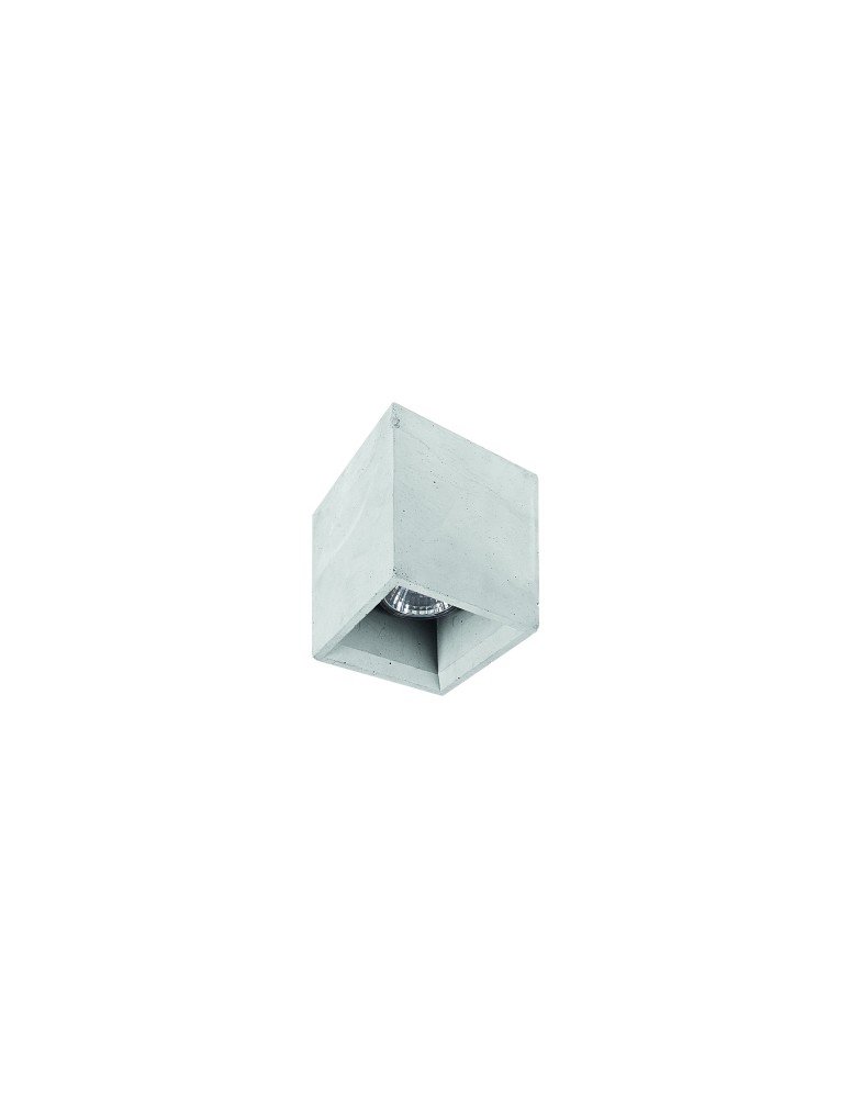 Ceiling luminaires for replaceable light source - Nowodvorski BOLD S Spot Surface Max power 1x35W GU10 Grey 9388 - product kolory-swiatla.pl 1