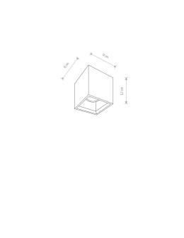 Nowodvorski BOLD S Spot Surface Max power 1x35W GU10 Grey 9388 - product 2