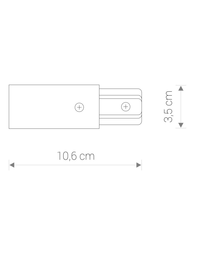Nowodvorski PROFILE POWER END CAP Customizable System PROFILE Surface Accessories Black 9463