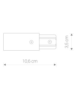 Nowodvorski PROFILE POWER END CAP Customizable System PROFILE Surface Accessories Black 9463 - product 2