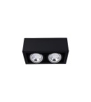 Ceiling luminaires for replaceable light source - Nowodvorski BOX ES111 Ceiling Plafond/Suspended Max wattage 2x15W GU10 ES111 Black 9470 - product 1