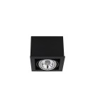 Ceiling luminaires for replaceable light source - Nowodvorski BOX ES111 Ceiling Plafond/Suspended Max wattage 1x15W GU10 ES111 Black 9495 - product 1