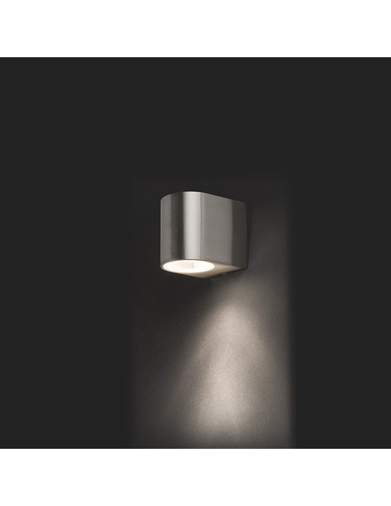 Outdoor wall lamps - Nowodvorski ARRIS Outdoor Wall Mounted Max power 1x10W GU10 IP54 Silver 9516 - product kolory-swiatla.pl 1