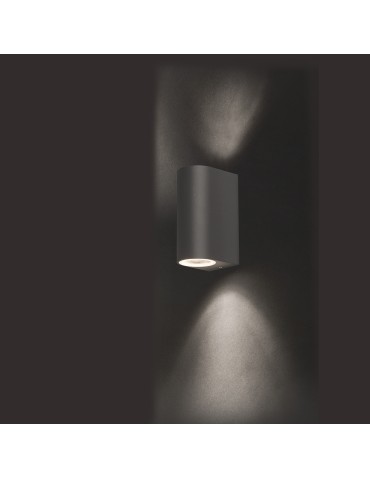 Nowodvorski NICO Outdoor Surface Wall Max wattage 2x10W GU10 IP54 Graphite 9517