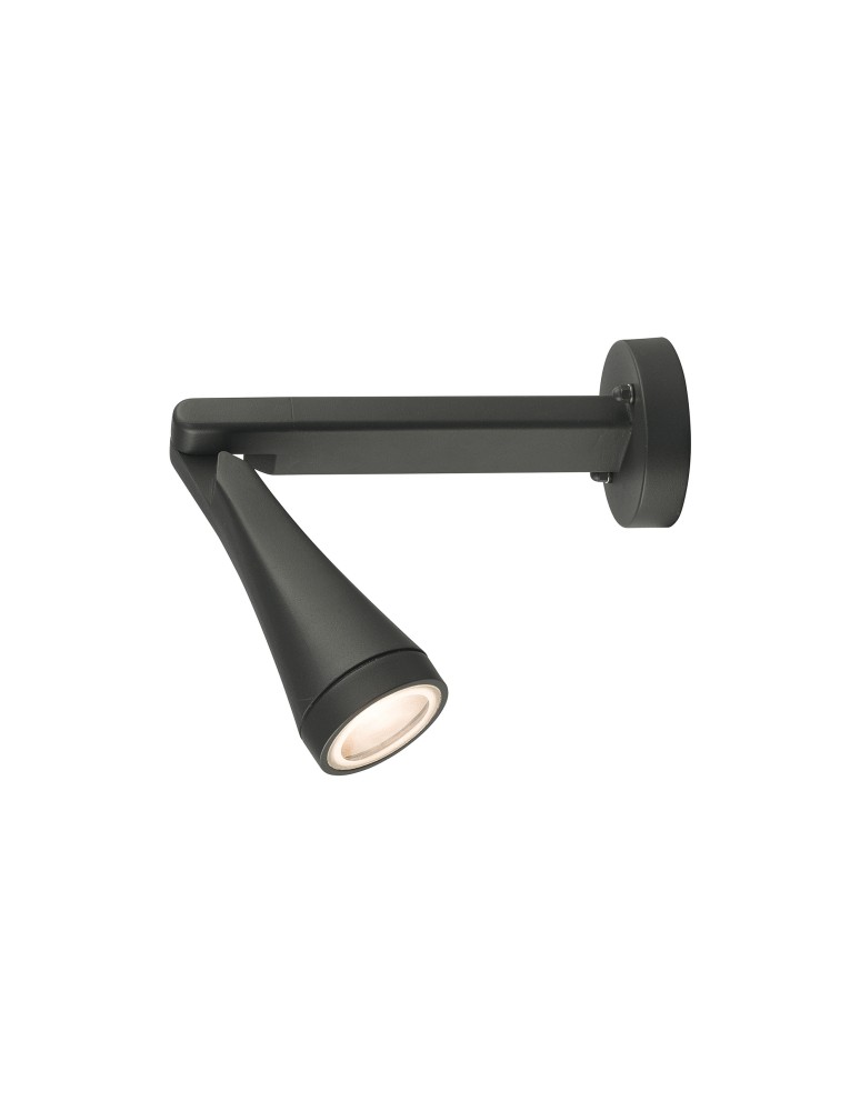 Outdoor wall lamps - Nowodvorski OTTAWA Outdoor Wall Mounted Max power 1x35W GU10 IP44 Graphite 9562 - product kolory-swiatla.pl 1