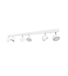 Spotlight ceiling lamps - Nowodvorski VESPA Spotlight/Spot Max power 6x75W GU10 ES111 White 9595 - product 1