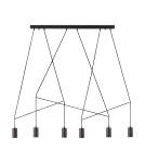 Loft ceiling lamps - industrial - Nowodvorski IMBRIA Suspended Ceiling Max wattage 35W GU10 Black 9675 - product 1