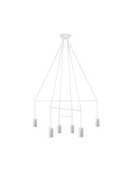 Nowodvorski IMBRIA VI Wisząca 6xGU10 Biały 9676
