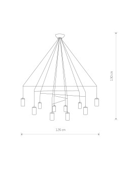 Nowodvorski IMBRIA Suspended Ceiling Max wattage 35W GU10 Black 9680 - product 2