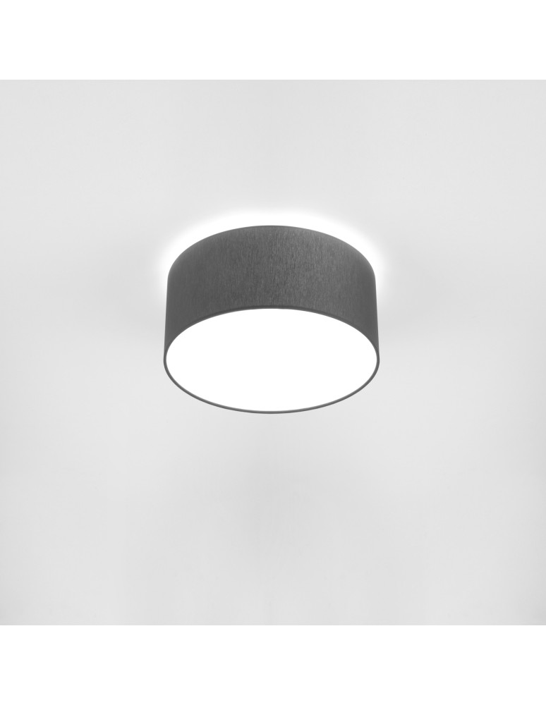 Ceiling lamps with lampshade - Nowodvorski CAMERON Ceiling Plafond Max power 2x25W only LED E27 Grey 9687 - product kolory-swiatla.pl 1