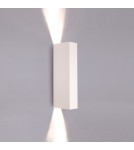 Minimalist wall lamps - Nowodvorski MALMO Wall Mounted Max power 2x35W GU10 White 9704 - product 1