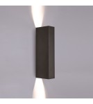 Minimalist wall lamps - Nowodvorski MALMO Wall Mounted Max power 2x35W GU10 Black 9705 - product 1