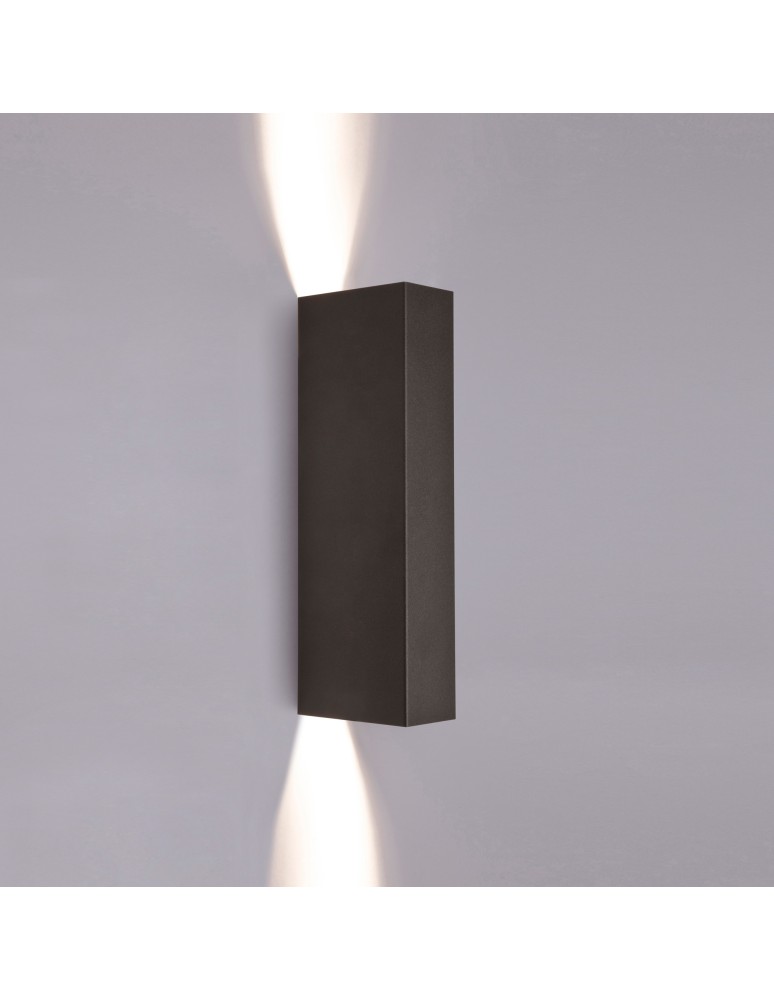 Minimalist wall lamps - Nowodvorski MALMO Wall Mounted Max power 2x35W GU10 Black 9705 - product kolory-swiatla.pl 1