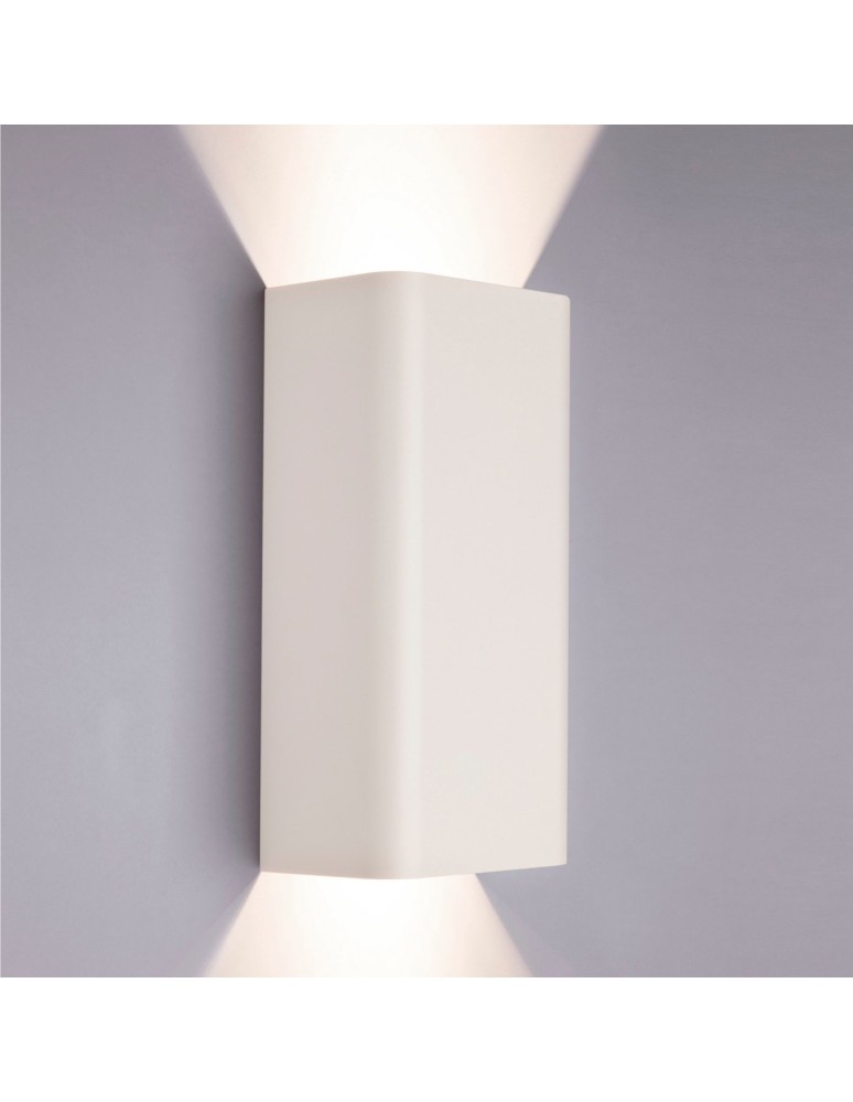 Minimalist wall lamps - Nowodvorski BERGEN Wall Mounted Max power 2x35W GU10 White 9706 - product kolory-swiatla.pl 1